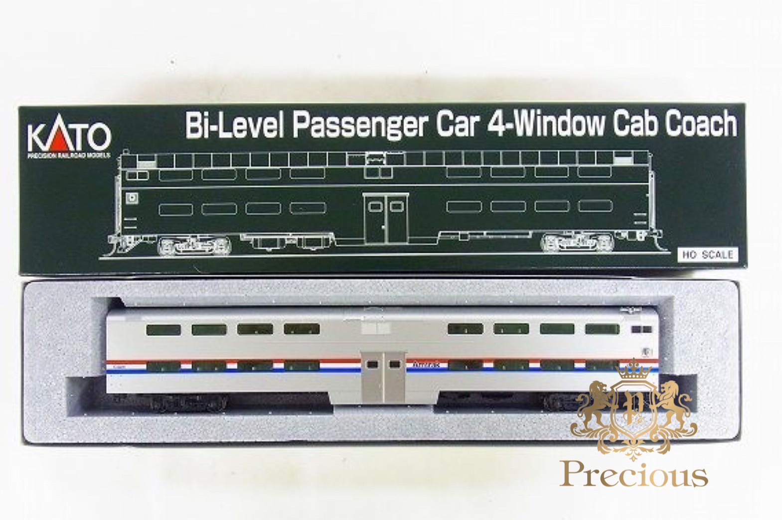 KATO 35-6021 Amtrak Bi-Level Passenger Car 4-Window Cab Coach HOゲージ の買取実績